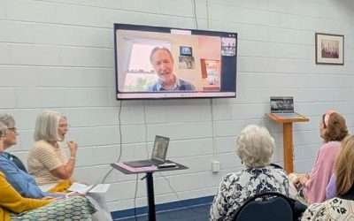 Ron Rash visits Harper Library, virtually